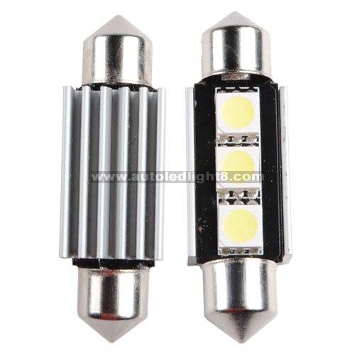 3SMD Festoon C5W Canbus LED Auto bulb 