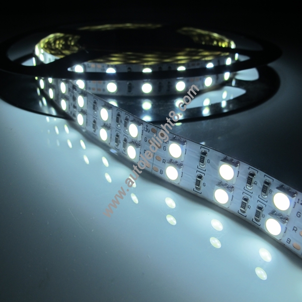 5M 5050 SMD Double Row 600 LED Warm White Waterproof Strip Light 120LED/M DC12V