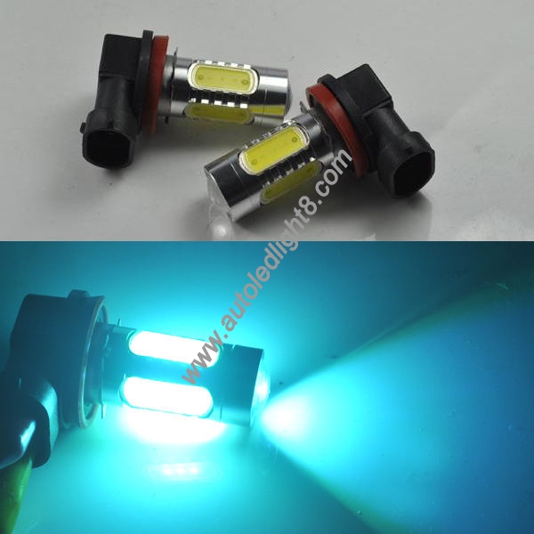 7.5W Bright White H8/H9/H11 CREE LED Light Bulb Fog Daytime Driving Lamp 6000k