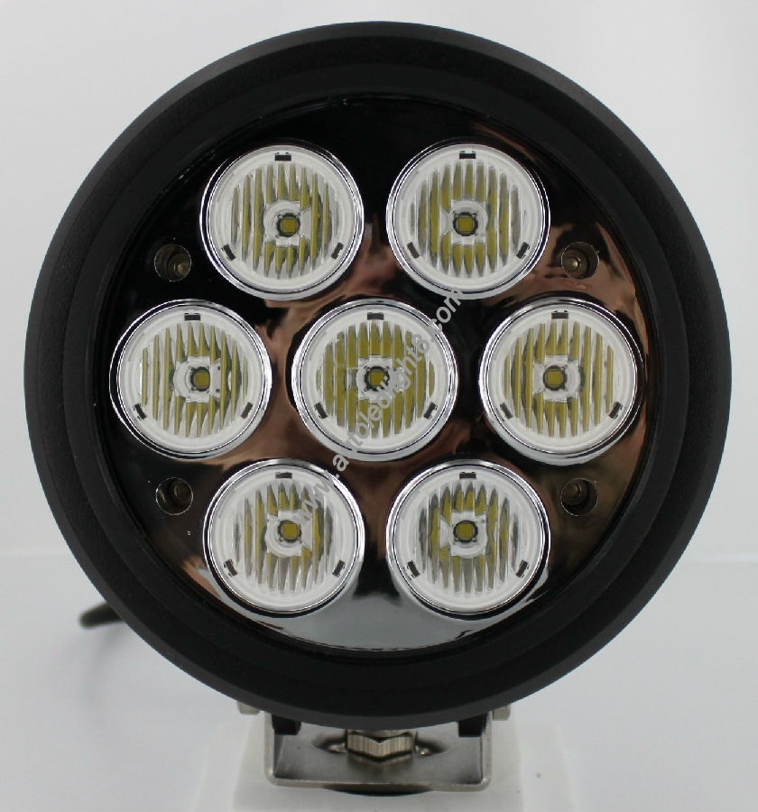 6INCH  70W Black Cover Cree Led Driving Light Emergency Vehicle Led Light 