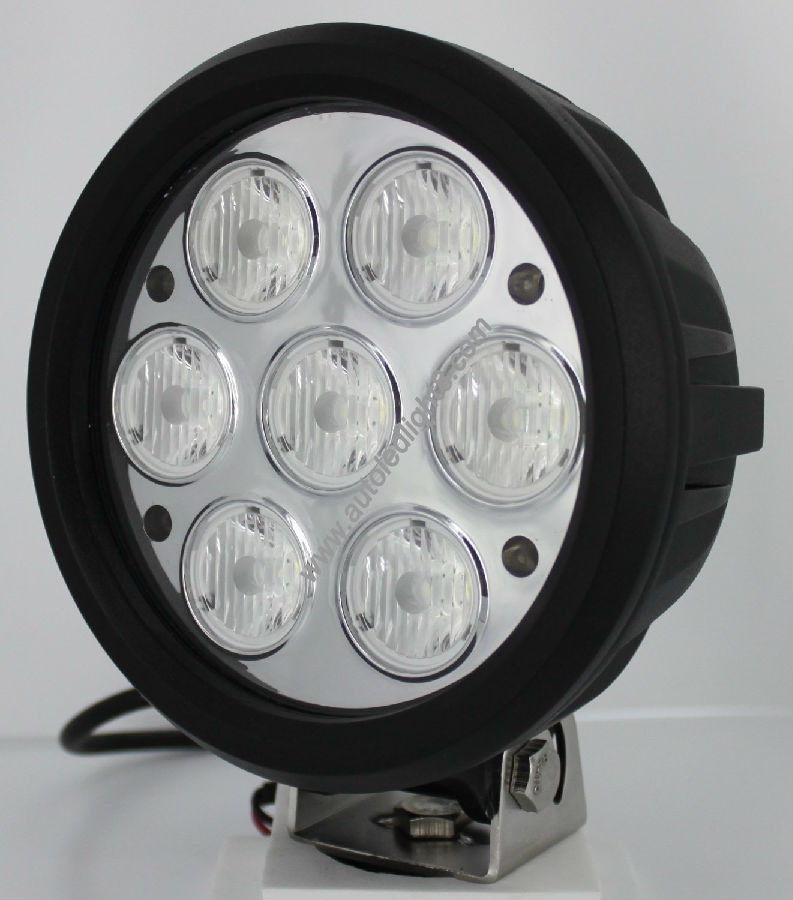 6INCH  70W Black Cover Cree Led Driving Light Emergency Vehicle Led Light 