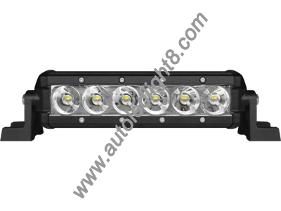 Single row 18w LED bar spot Light Truck ATV UTV 4X4 off road fog driving jeep 