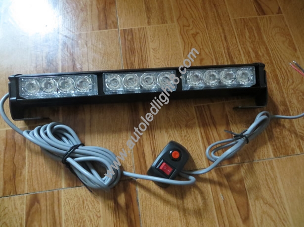 High Power 12 LED Emergency 1W Strobe Light 