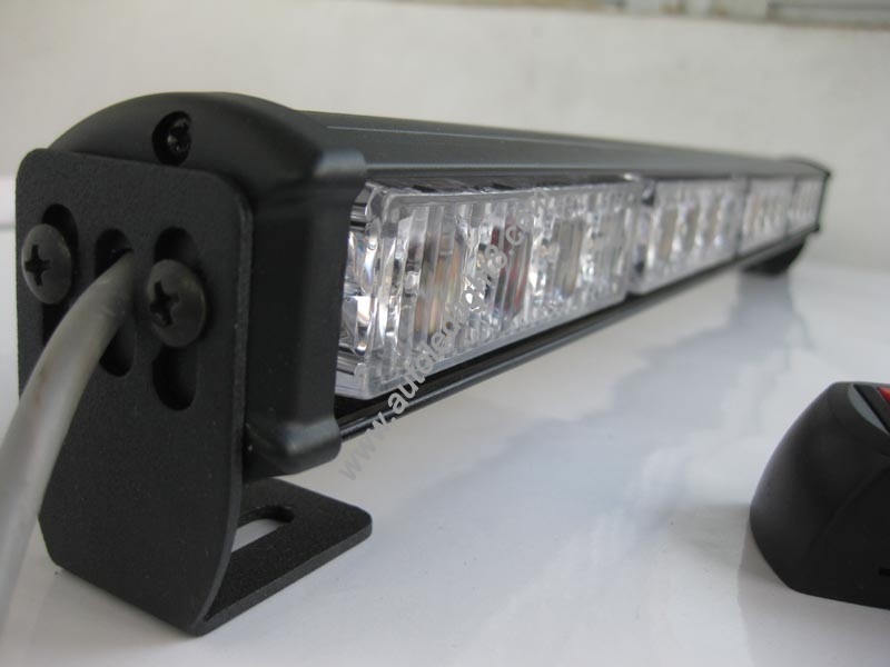 16LED Strobe Emergency Warning Traffic Advisor Light bar Dash Deck