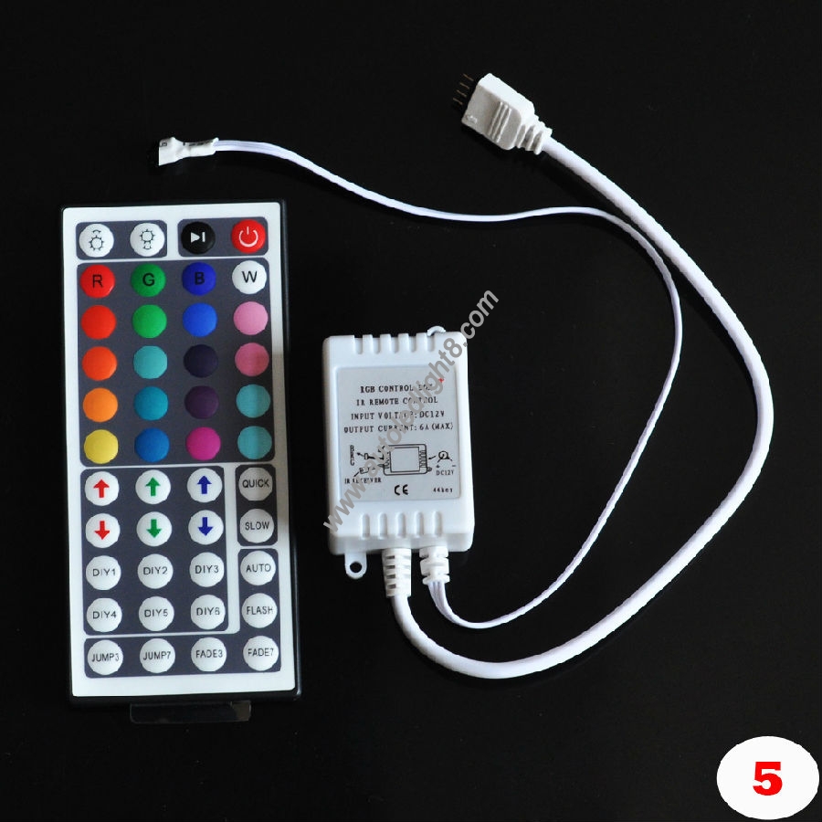 DC 12V 44 keys IR Remote Controller For 3528 5050 RGB LED Strip Light