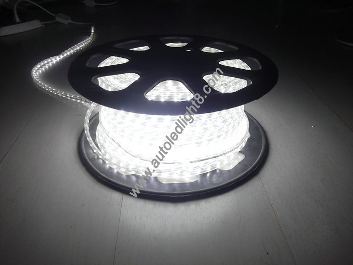 Green color 110V 120V Power 3528SMD Flexible Flat LED Strip Rope Light 