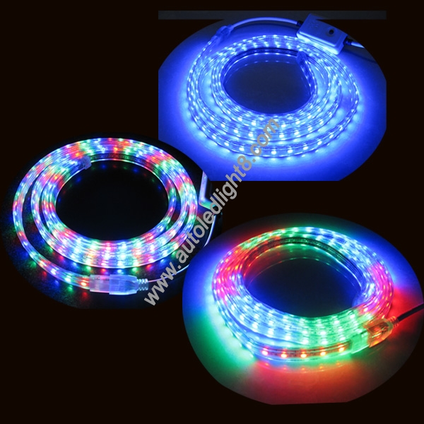 RGB color LED Strip, 220V High Power LED Strip Lighting, 5050 Flexible LED Strip Light