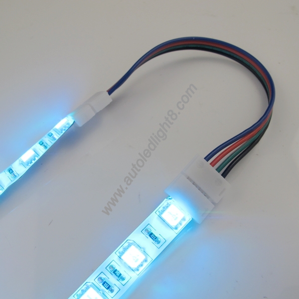 ​ 4pin RGB Led Strip Connector Adapter with 10cm Cable for 5050strips