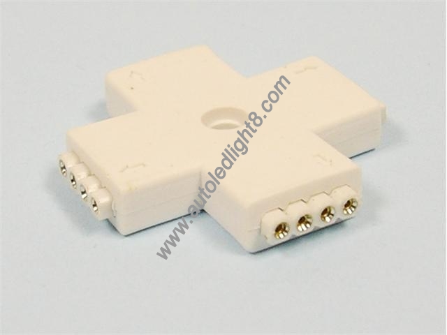 10mm 2pin 4pin RGB T L X Shape Adapters