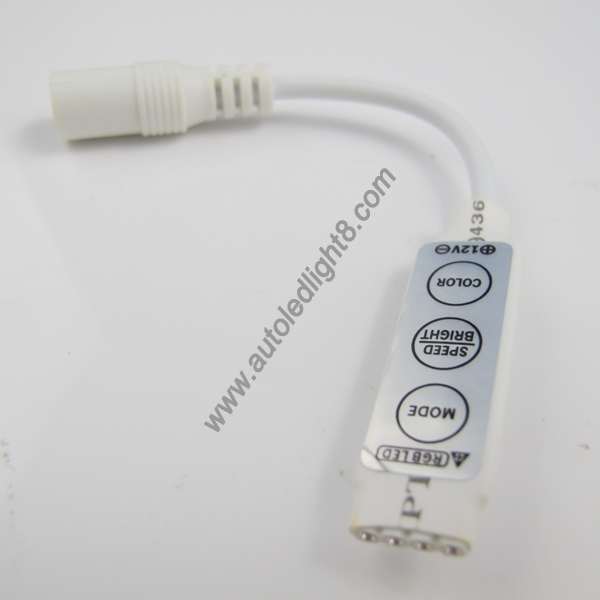 Neuer Mini Controller Dimmer für 3528 5050 LED RGB Streifen 3 Tasten WeißXJ 