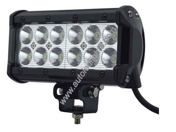 7inch 12LED 36W CREE LED Work Light Bar Off-Road SUV ATV 4WD 4x4 Jeep Boat Spot / Flood Beam 9-32V 