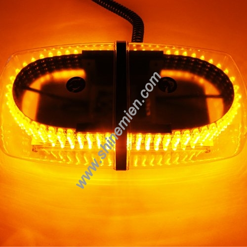 New amber led strobe light bar 240 Led High power Police Fireman Firefighter Car Vehicle Roof Emerge