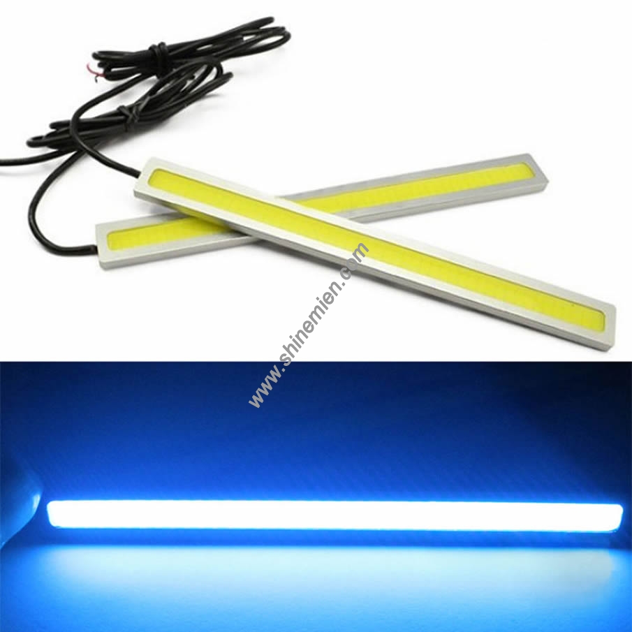 New Products COB Blue Car LED Lights DRL Fog Driving Lamp Waterproof 12V