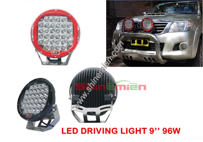 9INCH 96W LED OFFROAD DRIVING LIGHT SPOT BEAM 8160 LUMENS