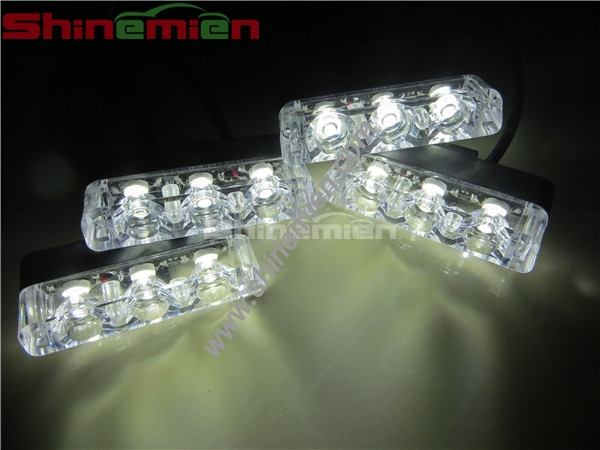 NEW CAR LED 16LED 1W/LED EMERGENCY STROBE GRILL LIGHT 