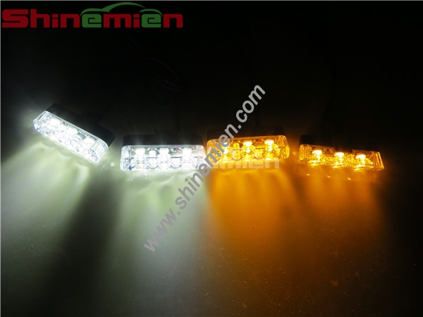 NEW CAR LED 16LED 1W/LED EMERGENCY STROBE GRILL LIGHT 