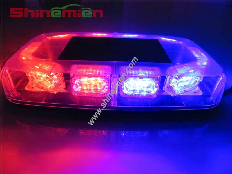 Strobe Emergency Warning Car Roof Top Light 30LED Red Blue with Magnetic Base 