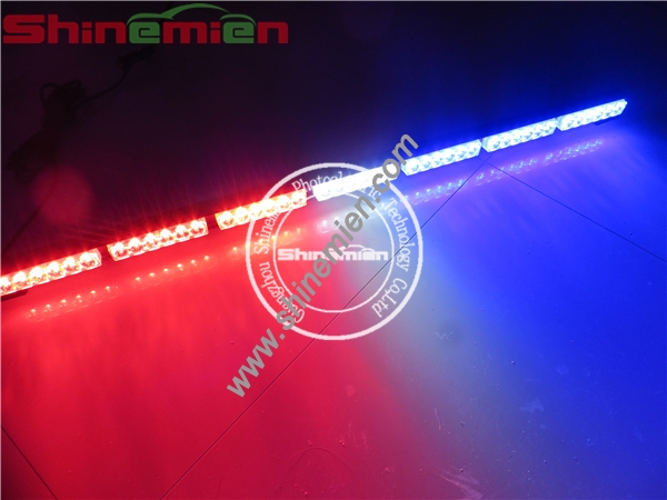 Universal 42LED 44inch Traffic Advisor 7 Modes Warning Strobe Light Bar