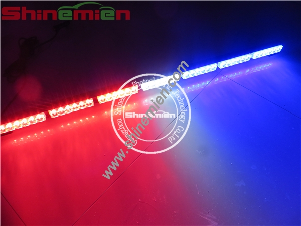 Universal 42LED 44inch Traffic Advisor 7 Modes Warning Strobe Light Bar