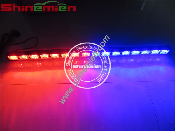 Traffic Advisor Led Emergency Warning Deck Lightbar 47inch 48leds Strobe White Amber