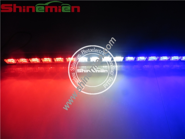 Traffic Advisor Led Emergency Warning Deck Lightbar 47inch 48leds Strobe White Amber