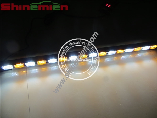 Traffic Advisor Led Emergency Warning Deck Lightbar 47inch 48leds Strobe White Amber