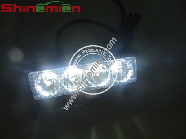 Super High Intensity 4 LED Surface Mount Emergency Strobe Lightheads 