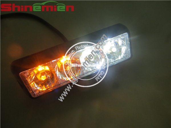 Super High Intensity 4 LED Surface Mount Emergency Strobe Lightheads 