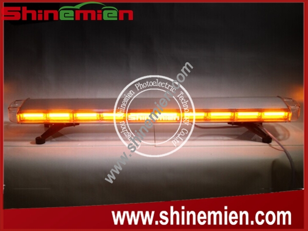 COB Amber White 47 inch emergency Strobe Light bar Lightbar Warrning 