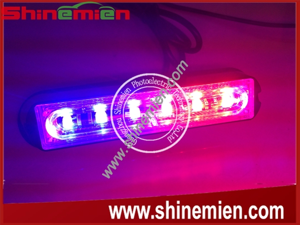 New LED 6x1W Surface Mount Strobe Traffic Flashing Emergency Light