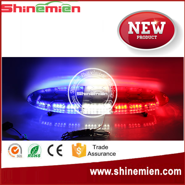  New slim emergency warning strobe light bar for police/ambulance