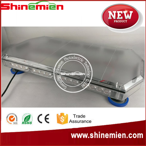 56w 24inch led warning light bar06.jpg Auto Car Strobe Flashlight Super bright Emergency Warning 56 LED Mini Bar Strobe Flashing police lig