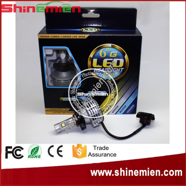 New Arrival Auto Car LED Headlight 9005 9006 H8 H9 H11 6000k 30W 12V 24V IP68 Super Bright Aviation 