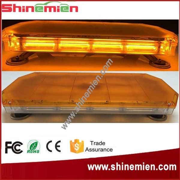 24 Inch Amber strobe lights bar COB LED strobe lights Emergency Warning lights