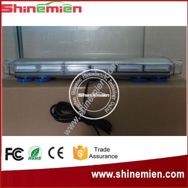 30 Inch COB Green Red Blue White Amber LED  Emergency Warning light bar full size led light bars led