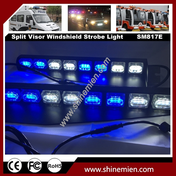 48 LED Emergency Led Warning Strobe Visor Lamp Windshield Light bar