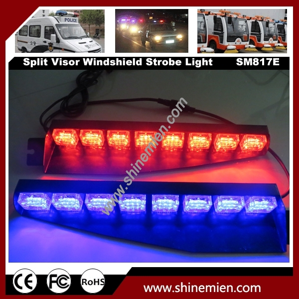 48 LED Emergency Led Warning Strobe Visor Lamp Windshield Light bar