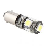 Canbus W6W BA9S T11 T4W 182 430 64111 5LED 5050 BULB LIGHT NO OBC ERROR