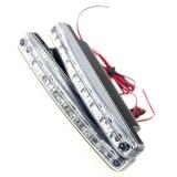 Super White 8LED Car Daytime Running Light DRL Daylight Kit 12V DC Head Lamp