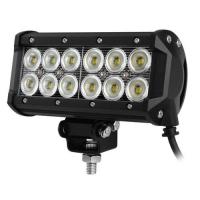 7inch 12LED 36W CREE LED Work Light Bar Off-Road SUV ATV 4WD 4x4 Jeep Boat Spot / Flood Beam 9-32V 