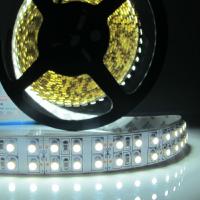 5M Double Row 3528 SMD 240led/M Cold White Flexible LED Strip Light 1200LEDS