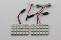 T10 BA9S Festoon Dome Panel 24SMD 5050 3 Chips LED Lights