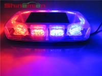 Strobe Emergency Warning Car Roof Top Light 30LED Red Blue with Magnetic Base 
