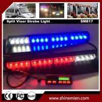  Emergency Led Warning Strobe Visor Light Split Mount Deck Dash 32 LED Lightbar New Display Control