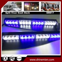 2x16LED 32W Visor Emergency Led Warning Flash Split Mount Deck Dash Light bar 